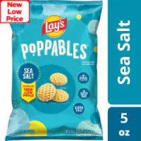 Lay's® Poppables Sea Salt Potato Chips 5 oz