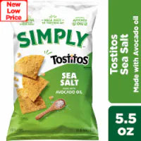 Simply Tostitos Avocado Oil Sea Salt Tortilla Chips 5.5 oz