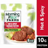 MorningStar Farms® Veggie Breakfast Hot and Spicy Plant Based Sausage Patties 6 ct / 1.33 oz