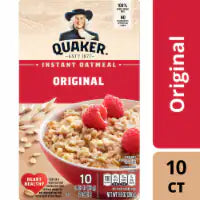 Quaker Original Instant Oatmeal 10ct