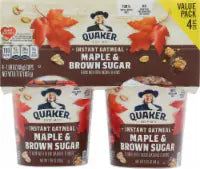 Quaker® Oatmeal Maple & Brown Sugar Instant Oatmeal 4 ct