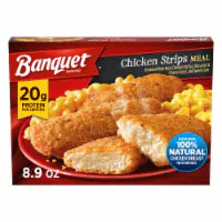 Banquet Chicken Strips with Mac and Cheese, Frozen Meal 8.9 OZ