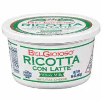 BelGioioso® Ricotta Con Latte® Whole Milk Cheese 16 oz
