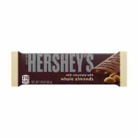 HERSHEY'S Milk Chocolate with Whole Almonds Full Size Candy Bar 1.45 oz