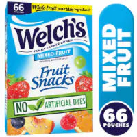 Welch's Fruit Snacks, Mixed Fruit 66 ct / 0.8 oz