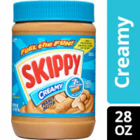 Skippy® Creamy Peanut Butter NET WT 28 OZ (1 LB 12 OZ)
