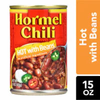 Hormel® Chili Hot With Beans, No Artificial Ingredients, 15 Oz.