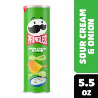Pringles® Sour Cream and Onion Potato Crisps Chips 5.5 oz