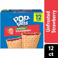 Pop-Tarts® Unfrosted Strawberry Value Pack Toaster Pastries 12 ct