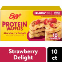 Eggo® Frozen Protein Waffles Strawberry Delight 10 ct / 1.23 oz