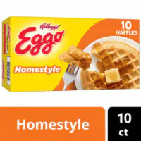 Kellogg's® Eggo® Homestyle Original Frozen Waffles 10 ct / 1.23 oz