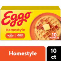 Eggo® Homestyle Waffles. 10 ct / 1.23 oz