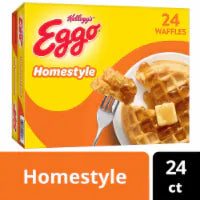 Kellogg's® Eggo® Homestyle Family Pack Frozen Waffles 24 ct / 1.23 oz