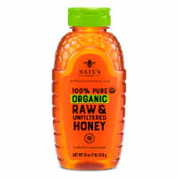 Nate's Honey 100% Pure Organic Raw & Unfiltered Honey 16 oz