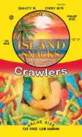 Island Snacks Crawlers Gummy Worms 9 oz