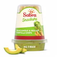 Sabra Snackers Guacamole and Rolled Tortilla Chips 2.8 oz