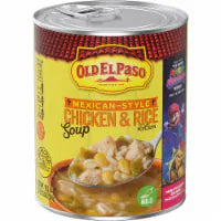 Old El Paso Mexican Style Chicken and Rice With Corn Canned Soup 18.5 oz