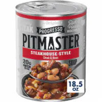 Progresso Pitmaster Steakhouse Style Steak and Bean Canned Soup 18.5 oz