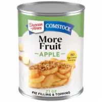 Duncan Hines Comstock More Fruit Apple Pie Filling and Topping 21 OZ