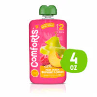 Comforts™ Pear Peach Raspberry & Quinoa Stage 2 Baby Food Puree Pouch 4 oz