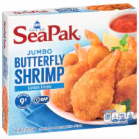 SeaPak Jumbo Crispy Breaded Butterfly Shrimp 9 oz