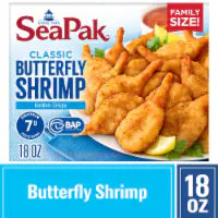SeaPak Crispy Breaded Butterfly Shrimp 18 oz