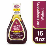 Ken's Steak House® Light Raspberry Walnut Vinaigrette Salad Dressing & Marinade
