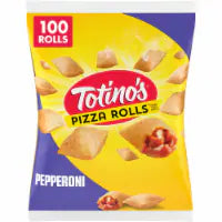 Totino's Pizza Rolls Pepperoni Flavored Frozen Snacks 100 ct / 0.49 oz
