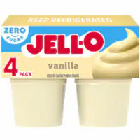 Jell-O Vanilla Sugar Free Pudding Cups Snack