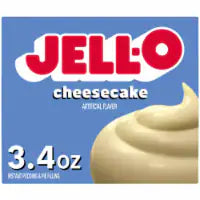 Jell-O Cheesecake Instant Pudding & Pie Filling Mix, Box 3.4 OZ