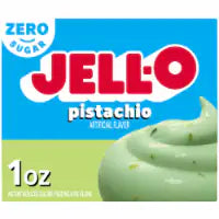 Jell-O Zero Sugar Pistachio Flavor Instant Pudding & Pie Filling 1 oz
