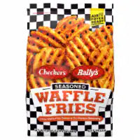 Checkers Seasoned Waffle Fries Frozen Potatoes 24 oz