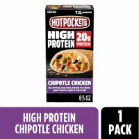 Hot Pockets High Protein Chipotle Chicken Air Fryer Food Frozen Sandwich 1ct