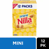 Nilla Wafers Mini Cookies Vanilla Wafers Snack Packs 12 ct / 1 oz