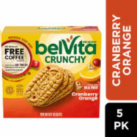belVita Cranberry Orange Breakfast Bars Biscuits 5 ct