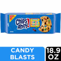 CHIPS AHOY! Candy Blasts Fudgy Chocolate Chip Cookies Family Size 18.9 oz
