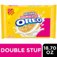 OREO Double Stuf Golden Sandwich Cookies Family Size 18.71 oz