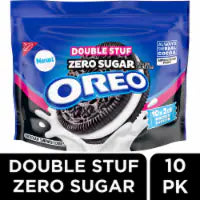 OREO Double Stuf Zero Sugar Chocolate Sandwich Cookies 10 ct