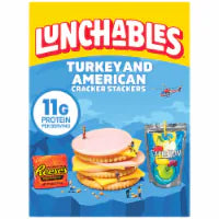 Lunchables Turkey & American Cracker Stackers with Capri Sun Drink & Reese's Cup Kids Lunch Meal Kit 8.9 OZ