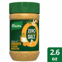 Knorr Zero Salt Natural Chicken Flavor Bouillon Powder Bouillon 2.6oz