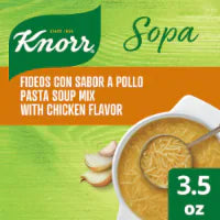 Knorr Sopa Chicken Noodle Pasta Soup Mix 3.5 oz