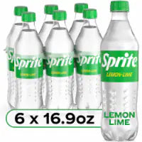 Sprite® Lemon-Lime Caffeine Free Soda Bottles 6 pk / 16.9 fl oz