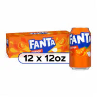 Fanta® Orange Soda Cans 12 pk / 12 fl oz