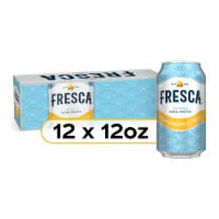 Fresca® Grapefruit Citrus Soda Cans 12 pk / 12 fl oz