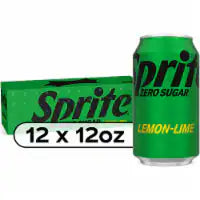 Sprite® Zero Sugar Lemon-Lime Caffeine Free Soda Fridge Pack Cans 12 pk / 12 fl oz