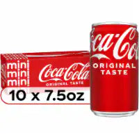 Coca-Cola® Soda Mini Cans 10 pk / 7.5 fl oz