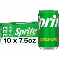 Sprite® Lemon-Lime Caffeine Free Soda Fridge Pack Mini Cans 10 pk / 7.5 fl oz