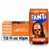Fanta® Orange Soda Mini Cans 10 pk / 7.5 fl oz