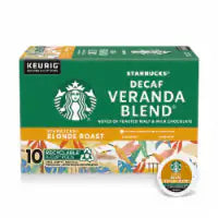 Starbucks® Decaf Veranda Blend Light Roast K-Cup Coffee Pods 4.2 OZ 10 pods