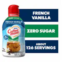 Coffee mate Zero Sugar French Vanilla Liquid Coffee Creamer 64 FL OZ